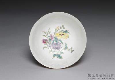 图片[2]-Bowl with four-seasons flower on a carved red ground in falangcai painted enamels, Qianlong reign (1736-1795), Qing dynasty-China Archive